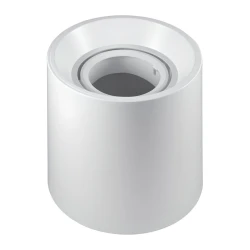 PROSTO R-P001/WR nadgradna okrugla rozetna za MR16 GU5.3, 96 x 100 mm, bela