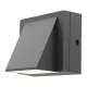 Braytron BG38-02682 spoljna zidna LED lampa 6W, 3 boje svetla, IP65, crna