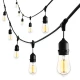 E250591 svetlosni niz 20 m sa 20 LED sijalica E27, toplo belo 2700K, IP44