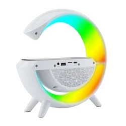 Bluetooth zvučnik sa RGB lampom i bežičnim punjačem