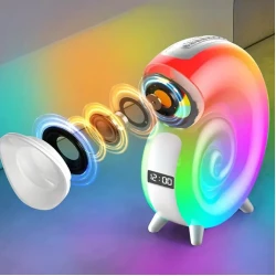 Bluetooth zvučnik lampa sa budilnikom