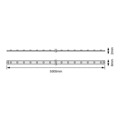 Osram LED traka 24V 24W 6500K 2100 lm 5m IP20 (4099854688997)