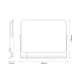 OSRAM LED reflektor 100W 9000lm 6500K aluminijumski