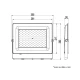 PROSTO LED reflektor 150W 12800lm 6500K crni LRF048W-150