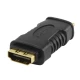 Adapter mini HDMI na HDMI pozlaćen crni VC-012G