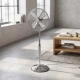 EUROLAMP stojeći ventilator 40cm 50W inox metalni