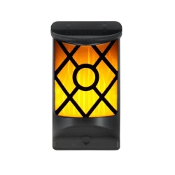 Solarna baštenska LED lampa sa efektom plamena nazidna MX6066