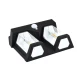 Solarna zidna LED lampa sa senzorom pokreta 2 filament toplo bela YW13501