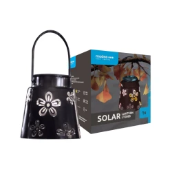 MODEE solarna baštenska LED lampa metalna viseća crna ML-LT008B