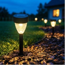HOME solarna baštenska LED lampa toplo bela ubadajuća MX657
