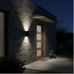 BRAYTRON zidna spoljna lampa GU10 siva aluminijum BG32-00222
