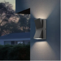 BRAYTRON zidna LED spoljna lampa 12W gore-dole CCT IP65 BG38-02782