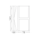 BRAYTRON zidna LED spoljna lampa 12W gore-dole CCT IP65 BG38-02782