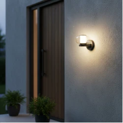 Spoljna zidna lampa GU10 IP65 crna vertikalna JM-5034