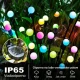 Solarne baštenske lampe RGB, set 2 komada
