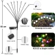 Solarne baštenske lampe RGB, set 2 komada
