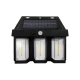 Solarna zidna lampa sa senzorom pokreta, 3 LED filamenta