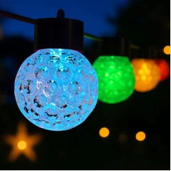 LED svetleći niz 9 m, 20 RGB kugli (USB, Bluetooth aplikacija)