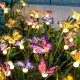 Solarne baštenske lampe leptiri, set 4 komada
