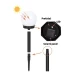 Solarne baštenske lampe, set 2 komada (hladno bela)