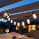 Solarni LED niz 6,5 m, 10 sijalica sa daljinskim