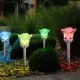 MODEE solarna RGB baštenska lampa u obliku ruže GS015