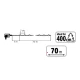 LED dekorativna traka 1000 dioda 70m, toplo bela, dimabilna (KKL1012DWW)