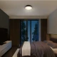 LEDVANCE LED plafonjera 2xE27 crna okrugla 29cm