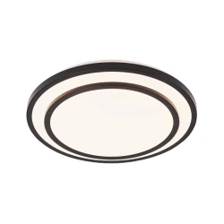 LEDVANCE LED plafonjera 24W 3000K crna okrugla 2700lm