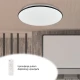 LED plafonjera 24 48W CCT daljinski bela crna VESTA663
