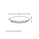 LED plafonjera 24 48W CCT daljinski bela crna VESTA663