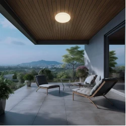 BRAYTRON LED plafonjera senzor E27 IP65 bela BG37-30710