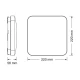OSRAM LED plafonjera senzor 12W 3000K IP20 bela 960lm