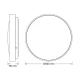 OSRAM LED plafonjera 60W 4000K bela