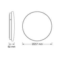 OSRAM LED plafonjera 12W 4000K bela