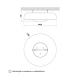SOLEA 76 LED plafonjera 20W CCT terakota