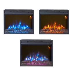 Ugradni električni kamin 1000/2000W sa LED plamenom PROSTO EK26U3L