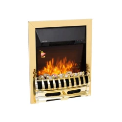 Ugradni električni kamin 1000/2000W zlatni HOME FKKI25G