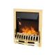Ugradni električni kamin 1000/2000W zlatni HOME FKKI25G