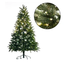 Home KMF6/150 veštačka jelka sa 250 LED dioda 150 cm, toplo belo i višebojno