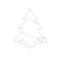 Home KID502B/WW ukras za prozor jelka sa 35 toplo belih LED dioda