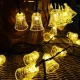 MODEE ML-C2014 LED lampice sa ukrasima zvona, 50 toplo belih LED 2700 K, 4,9 m, IP44