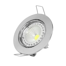 PROSTO R-Z001/CH ugradna rozetna za MR16 GU5.3, hrom, podesiva ±30°