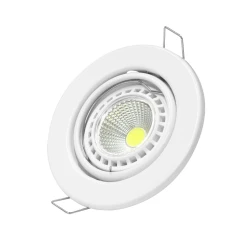 PROSTO R-S002/WH ugradna rozetna za GU10, bela, podesiva ±30°, 90 mm