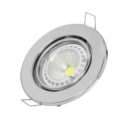 PROSTO R-S002/CH ugradna rozetna za MR16 GU5.3, podesiva ±30°, hrom