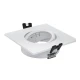 PROSTO R-A102/W kvadratna ugradna rozetna za MR16 GU5.3, 93 x 93 mm, bela