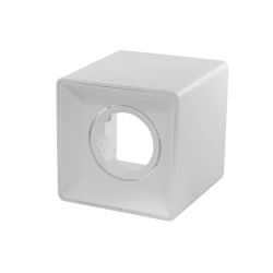 PROSTO R-P001/WS nadgradna kvadratna rozetna za MR16 GU5.3, 96 x 96 x 100 mm, bela