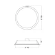 LEDVANCE Downlight IP44 DN 190 okrugla ugradna LED lampa 18 W, 6500 K dnevno svetlo, 1800 lm