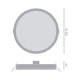 LEDVANCE Downlight IP44 DN 215 okrugla ugradna LED lampa 24 W, 3000 K toplo bela, 2400 lm