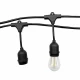 E250591 svetlosni niz 20 m sa 20 LED sijalica E27, toplo belo 2700K, IP44